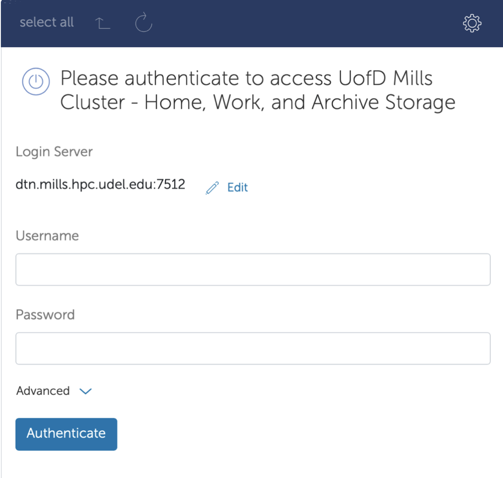 Connect to Mills endpoint